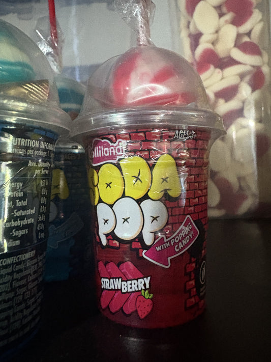 Soda pop strawberry